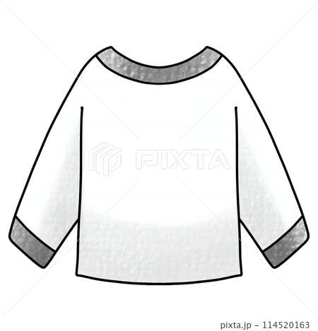 ゆるめシンプル長袖シャツ2　アナログ風 114520163