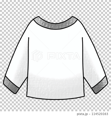 ゆるめシンプル長袖シャツ2　アナログ風 114520163