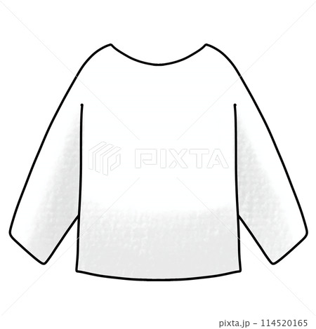 ゆるめシンプル長袖シャツ1　アナログ風 114520165