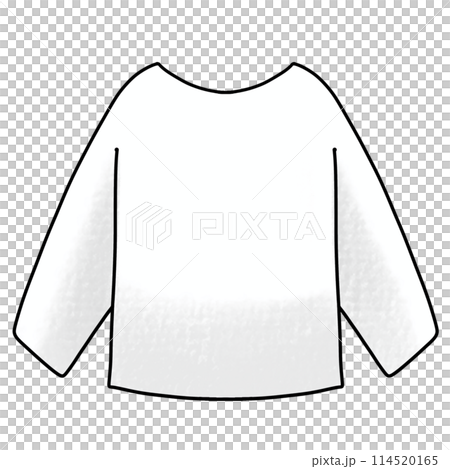 ゆるめシンプル長袖シャツ1　アナログ風 114520165