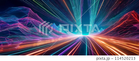 A breathtaking view of Jupiter against a starry backdrop, with a part of another celestial body visible. The universe grandeur is awe-inspiring 114520213