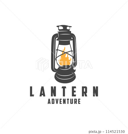 Lantern Logo Design Street Lamp Old Classic Vintage Minimalist Illustration Template Lantern Logo Design Street Lamp Old Classic Vintage Minimalist Illustration Template 114521530