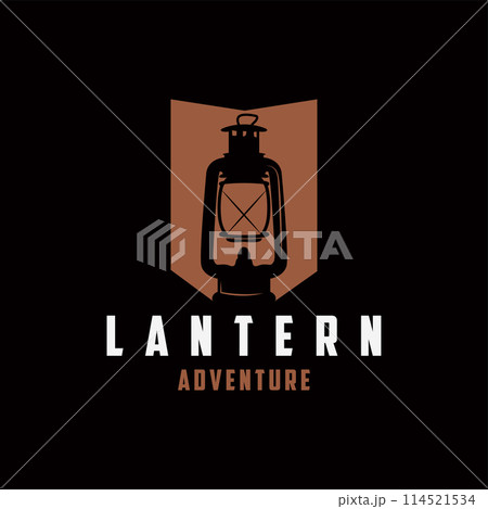 Lantern Logo Design Street Lamp Old Classic Vintage Minimalist Illustration Template Lantern Logo Design Street Lamp Old Classic Vintage Minimalist Illustration Template 114521534