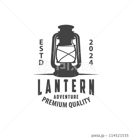 Lantern Logo Design Street Lamp Old Classic Vintage Minimalist Illustration Template Lantern Logo Design Street Lamp Old Classic Vintage Minimalist Illustration Template 114521535