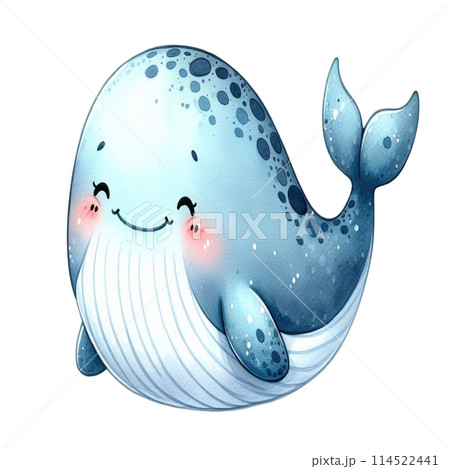 fish whale cute 114522441