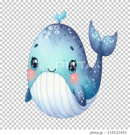 fish whale cute 114522443