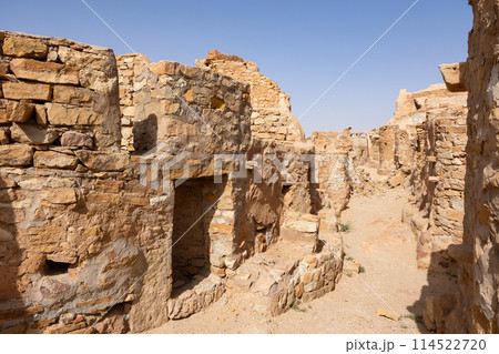 Old Berber settlement Ksar Beni Barka in Tunisia Old Berber settlement Ksar Beni Barka in Tunisia 114522720