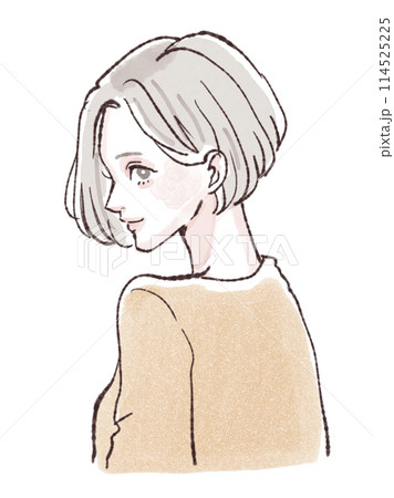女性・女の子のイラスト素材 114525225