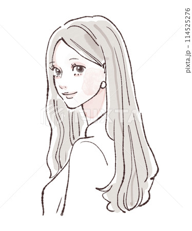 女性・女の子のイラスト素材 女性・女の子のイラスト素材 114525276