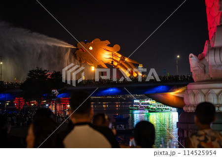 ロン橋・ドラゴンブリッジ・ダナン・ベトナム ロン橋・ドラゴンブリッジ・ダナン・ベトナム 114525954