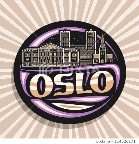 Vector logo for Oslo Vector logo for Oslo 114526171