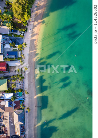 Aerial view of Ao Yon Yai beach in Phuket, Thailand Aerial view of Ao Yon Yai beach in Phuket, Thailand 114526602