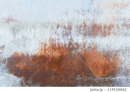 Old rusty and stain grungy wall texture and background 114526682