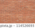 Detail of a brown brick wall texture and background with copy space 114526693