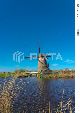 オランダ　キンデルダイク＝ エルスハウトの風車網 114526836