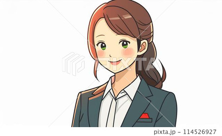 ビジネスイメージ 白背景 ビジネスイメージ 白背景 114526927