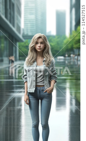 雨上がりの少女 114527515