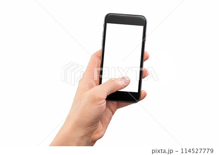 Female hands holding modern mobile phone Female hands holding modern mobile phone 114527779