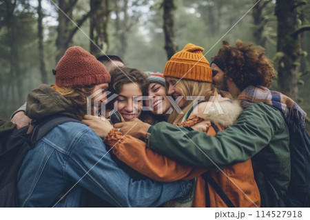 Fostering community well-being: care jobs, acts of compassion, neighborhood meetings, and robust community support initiatives promoting unity, empathy, and collective welfare Fostering community well-being: care jobs, acts of compassion, neighborhood meetings, and robust community support initiatives promoting unity, empathy, and collective welfare 114527918