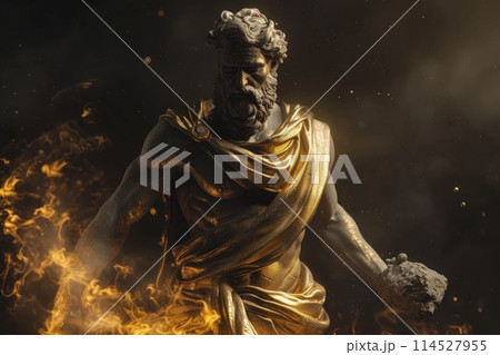 Divine creativity: god of Olympus reimagined in a captivating display of artistic expression, blending mythology and imagination into stunning visual narratives Divine creativity: god of Olympus reimagined in a captivating display of artistic expression, blending mythology and imagination into stunning visual narratives 114527955