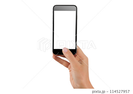 Female hands holding modern mobile phone Female hands holding modern mobile phone 114527957