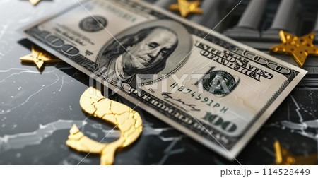 Emblem for finance: symbolizing stability, growth, and trust in financial services, investments, banking, and economic prosperity 114528449