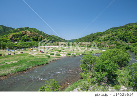 木津川の笠置キャンプ場　京都府笠置町 114529614