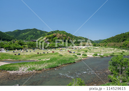 木津川の笠置キャンプ場　京都府笠置町 114529615