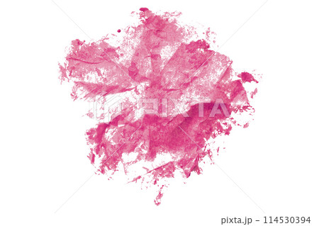 Pink paintbrush isolated on white background. Watercolor Pink paintbrush isolated on white background. Watercolor 114530394