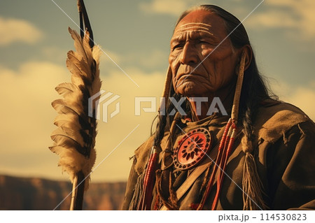 Native american, American Indians, First Americans or Indigenous Americans, Indigenous peoples of the United States. culture authenticity, ethnic attire, tradition. Native american, American Indians, First Americans or Indigenous Americans, Indigenous peoples of the United States. culture authenticity, ethnic attire, tradition. 114530823