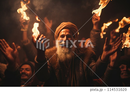 Happy lohri. Celebrating the warmth of cultural traditions and the joy of Lohri festival in Punjab: a vibrant cultural celebration of music, dance, and bonfires Happy lohri. Celebrating the warmth of cultural traditions and the joy of Lohri festival in Punjab: a vibrant cultural celebration of music, dance, and bonfires 114531020