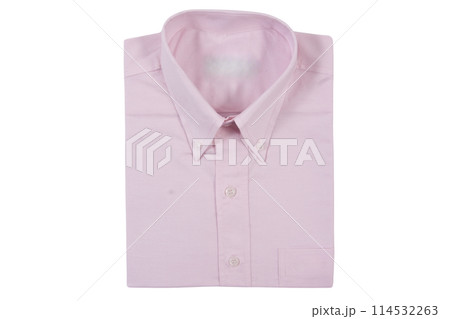 Men's striped shirts blue colors. Isolated on a white background 114532263