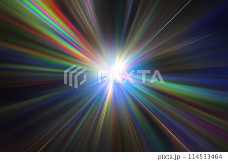 輝く放射光のグラフィック背景 114533464