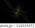 輝く放射光のグラフィック背景 114533471
