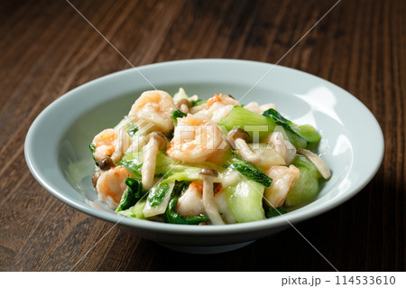 エビと青梗菜の中華炒め 114533610