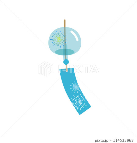 風鈴のベクターイラスト 風鈴のベクターイラスト 114533965