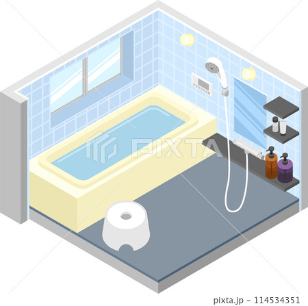アイソメトリック　バスルーム 114534351