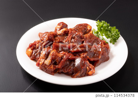 牛ハラミ焼肉用（味付） 114534378
