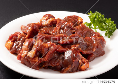 牛ハラミ焼肉用（味付） 114534379