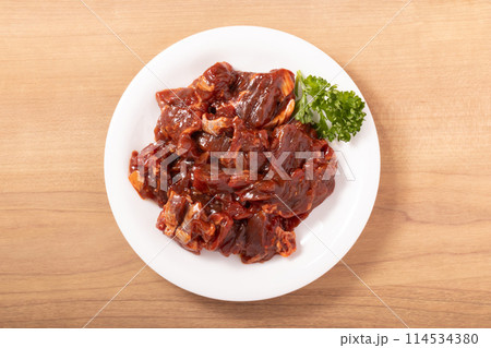 牛ハラミ焼肉用（味付） 114534380