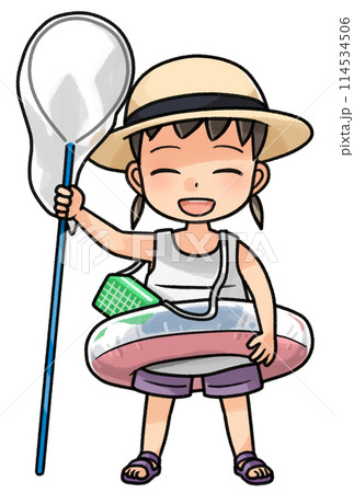 夏休みの女の子 夏休みの女の子 114534506