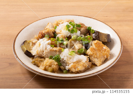 鶏肉とナスのおろしポン酢 114535155