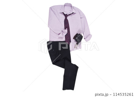 Shirt, tie, work pants Shirt, tie, work pants 114535261