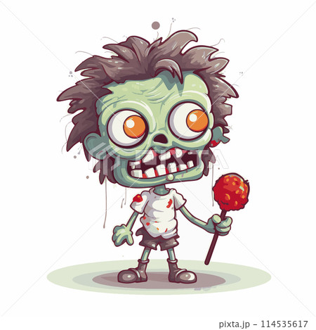 Big Eyed Zombie with Lollipop Big Eyed Zombie with Lollipop 114535617