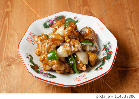 黒酢酢豚 114535800