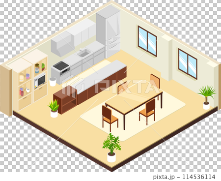 等距餐廳廚房 114536114