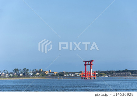 浜名湖・弁天島の風景 114536929