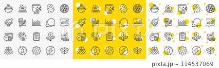 Outline Mental health, Court jury and Puzzle time line icons pack for web with Eco power, Targeting, Wallet line icon. Money diagram, Saucepan, Renewable power pictogram icon. Vector Outline Mental health, Court jury and Puzzle time line icons pack for web with Eco power, Targeting, Wallet line icon. Money diagram, Saucepan, Renewable power pictogram icon. Vector 114537069