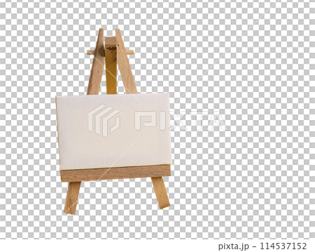 a painter's canvas on an easel 114537152