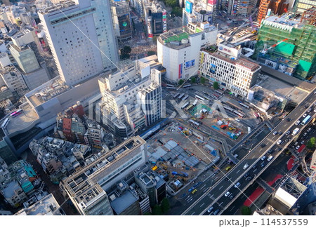 渋谷駅西口 渋谷東急プラザ改築工事現場 2017/7/9 114537559